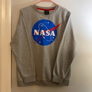 Buzz Aldrin NASA Gray Graphic Sweatshirt Size S17